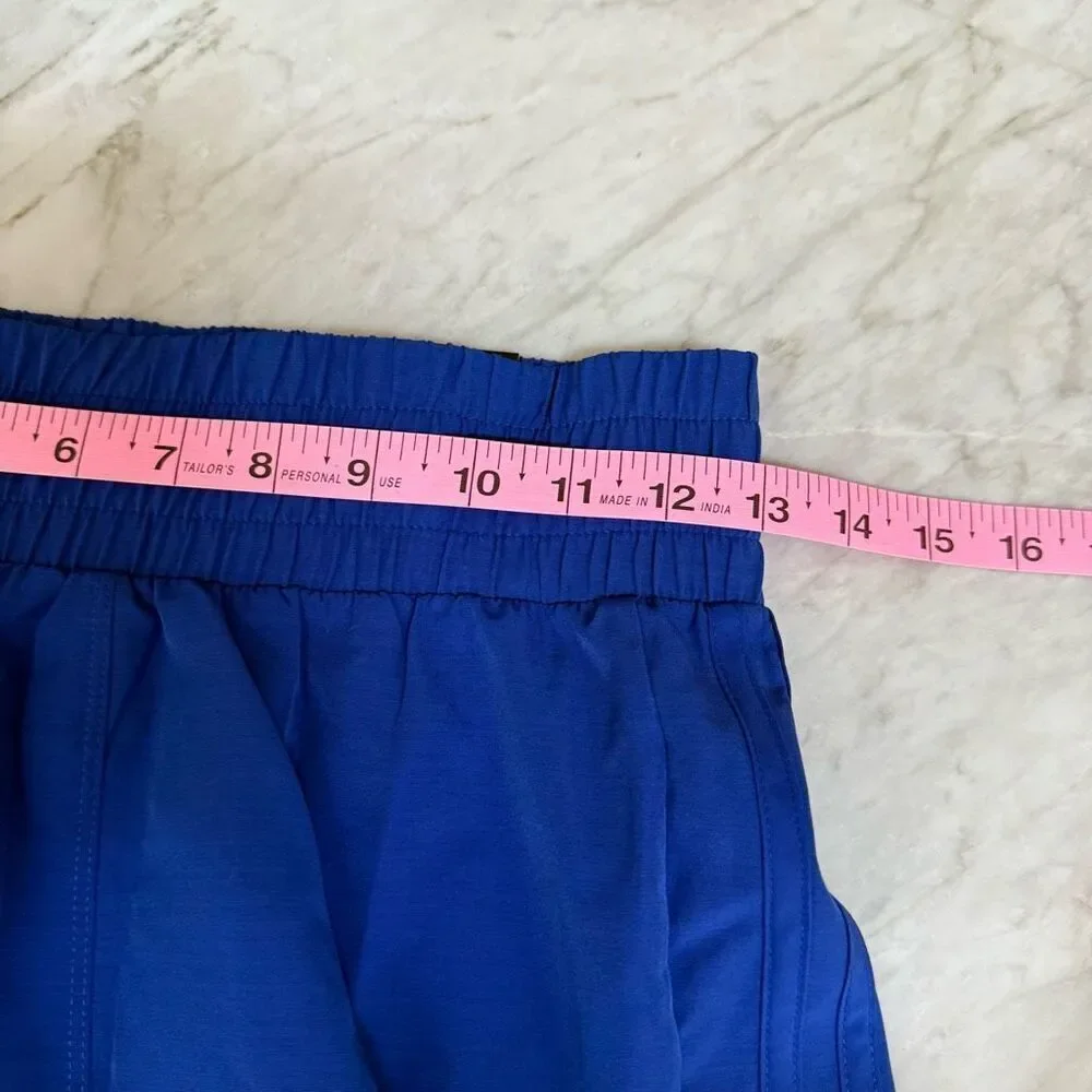 Adidas high rise AeroReady Pacer Training  Shorts Lucid Blue 3” inseam sz XS NWT